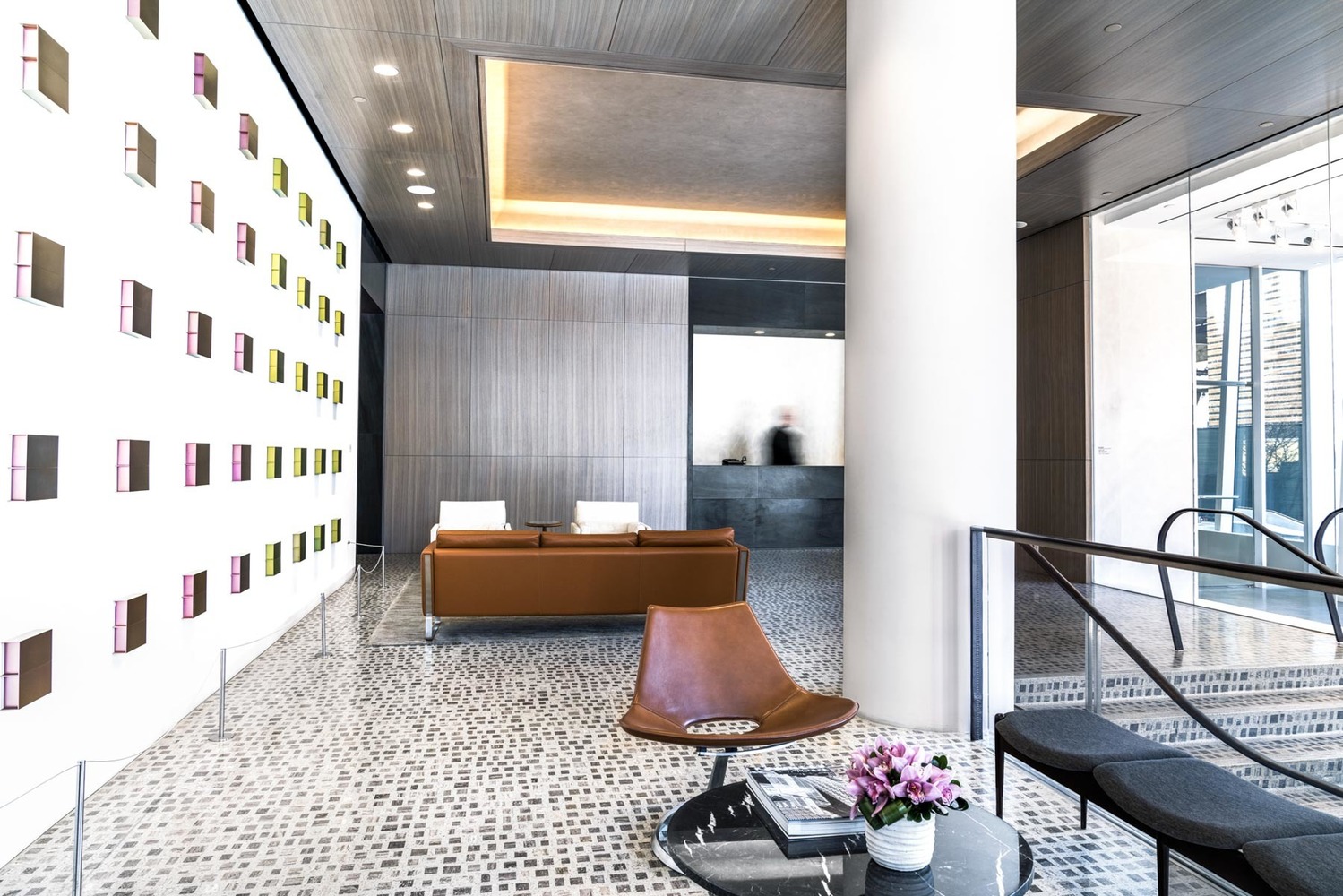 50 West Street, Unit 14B Manhattan, NY 10006 - Photo 26 of 29 a living room with furniture and decor