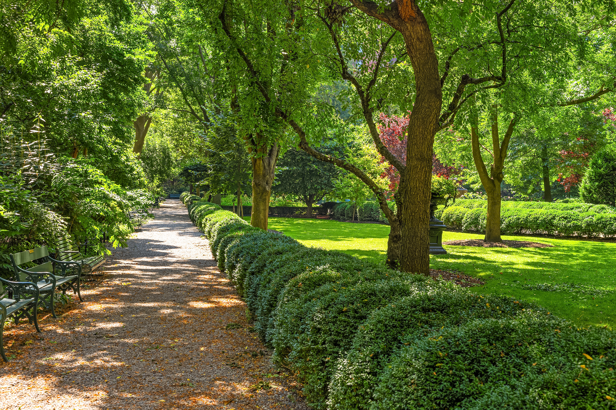 13 Gramercy Park South Manhattan, NY 10003 - Photo 11 of 13 a view of a yard with a large trees