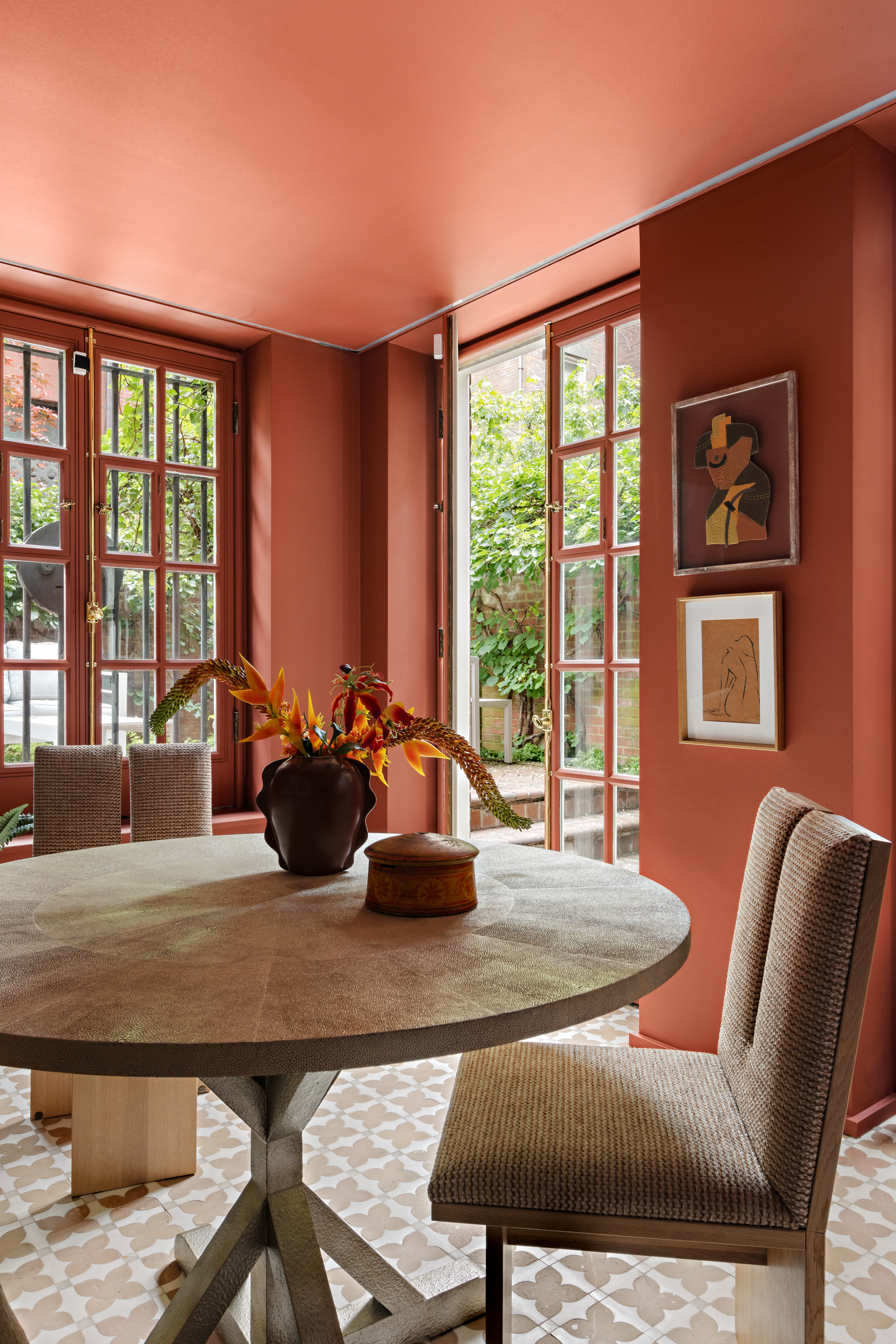 37 West 70th Street Manhattan, NY 10023 - Photo 17 of 41 a living room with furniture and large windows