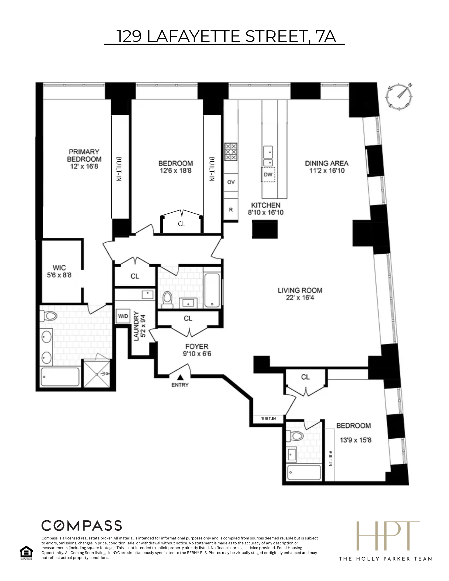 129 Lafayette Street, Unit 7A Manhattan, NY 10013 - Photo 15 of 15