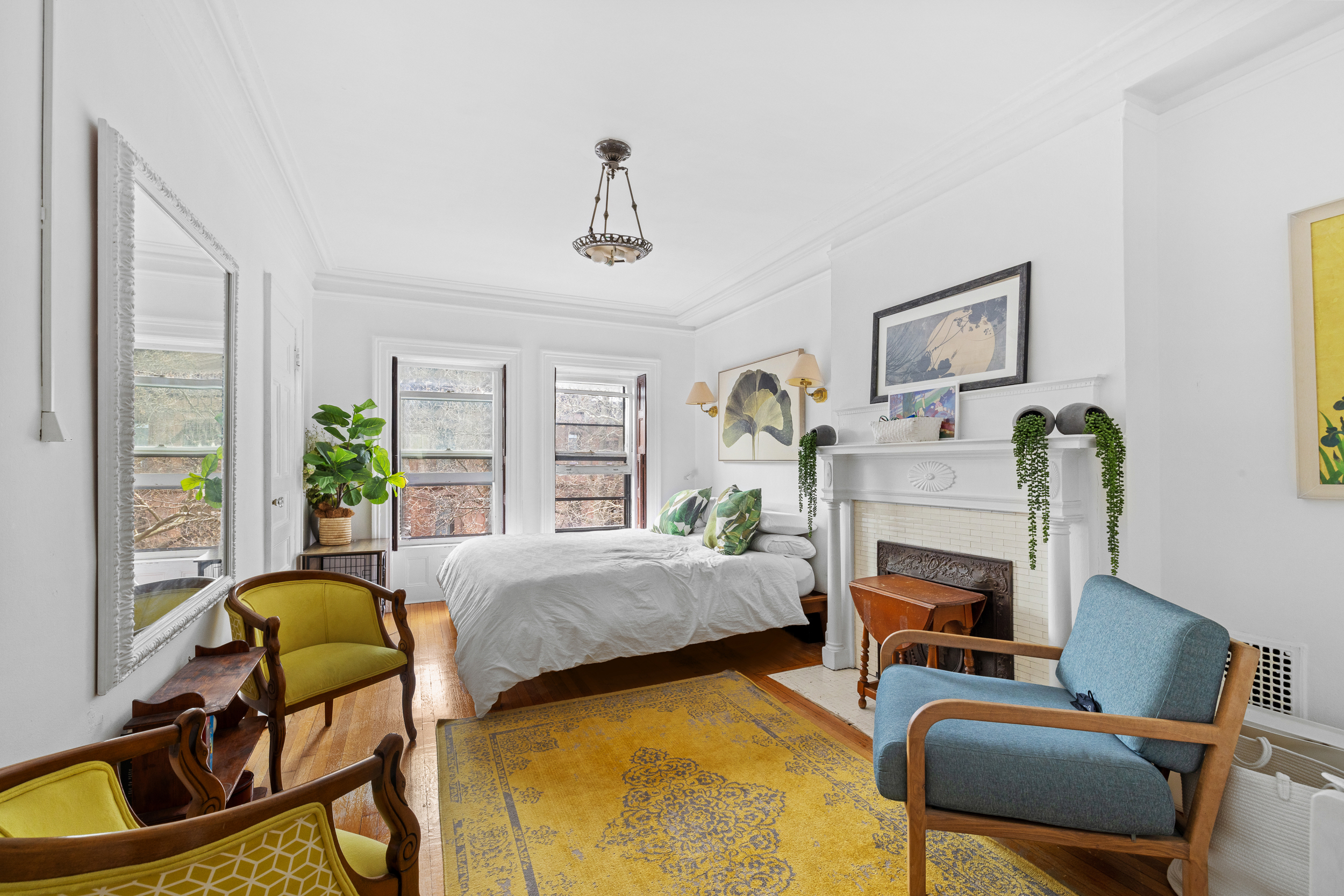227 Garfield Place, Unit 2 Brooklyn, NY 11215 - Photo 6 of 15 a bedroom with furniture and a window