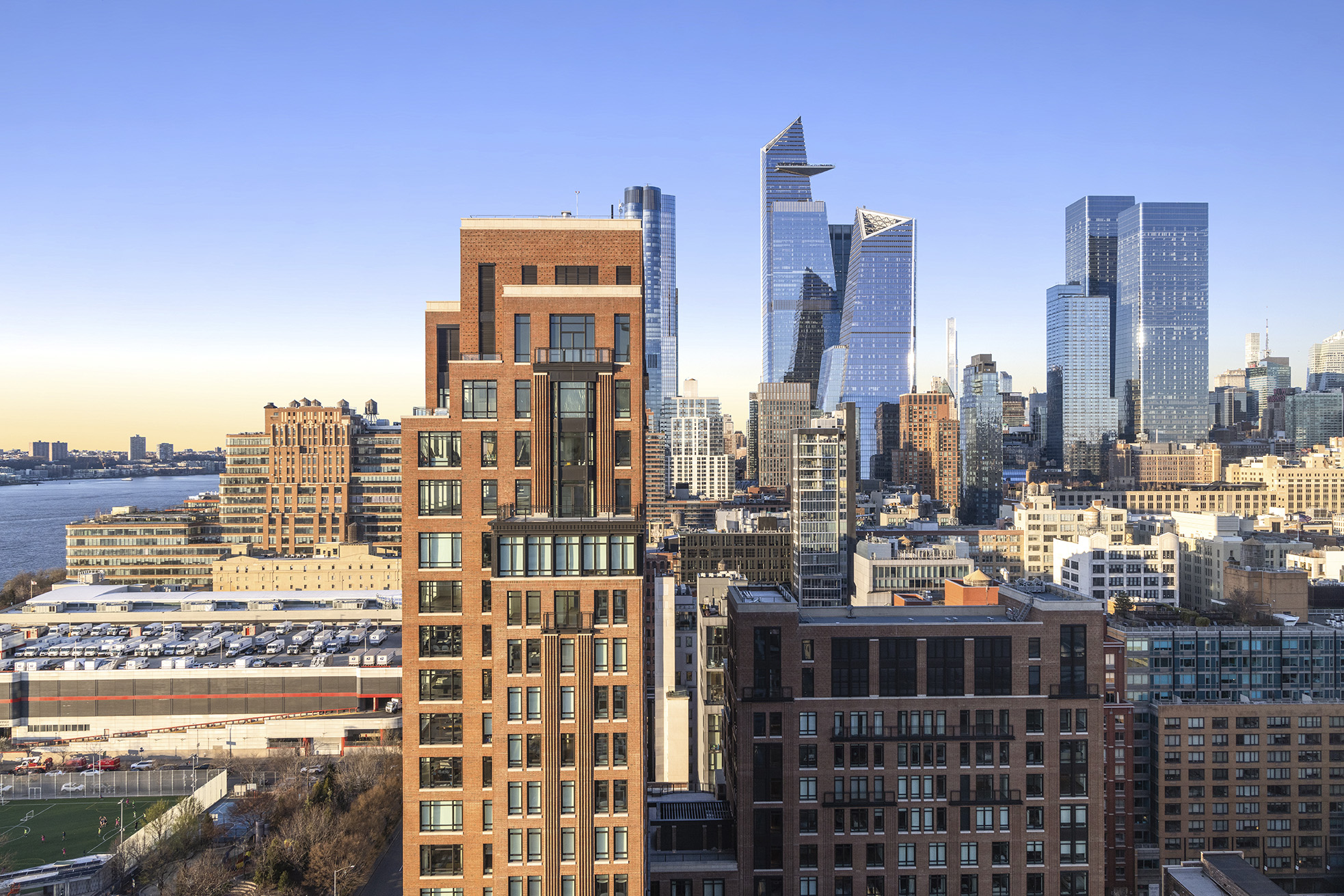551 West 21st Street, Unit PH Manhattan, NY 10011 - Photo 44 of 51 a view of city with tall buildings