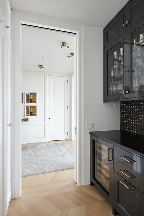 92 Laight Street, Unit 3ABC Manhattan, NY 10013 - Photo 12 of 26 a view of a hallway with entryway cabinet and front door