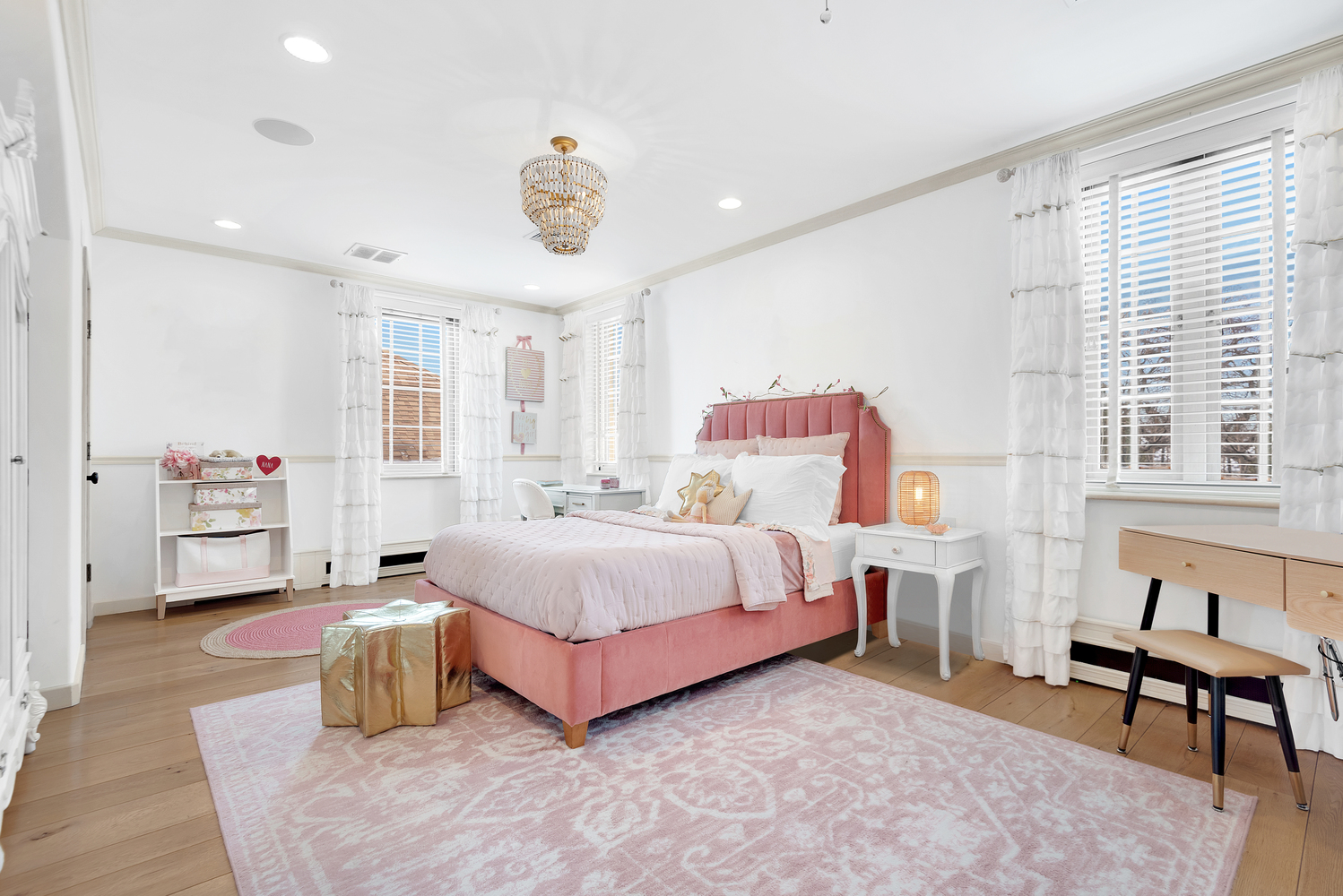7921 Narrows Avenue Brooklyn, NY 11209 - Photo 22 of 42 a spacious bedroom with a bed and a table