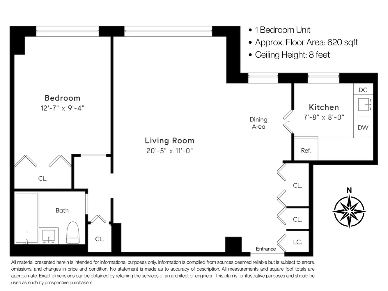 $269,999 | 1170 Ocean Parkway, Unit 11L | Midwood