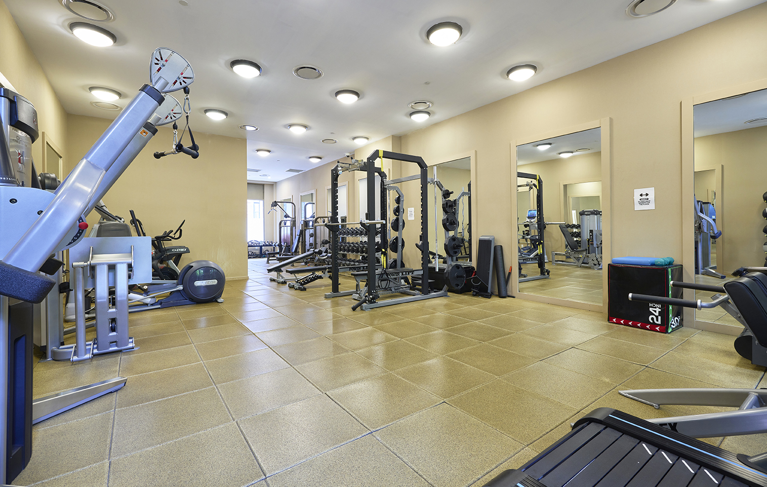 101 West 87th Street, Unit 205 Manhattan, NY 10024 - Photo 12 of 14 a view of a room with gym equipment