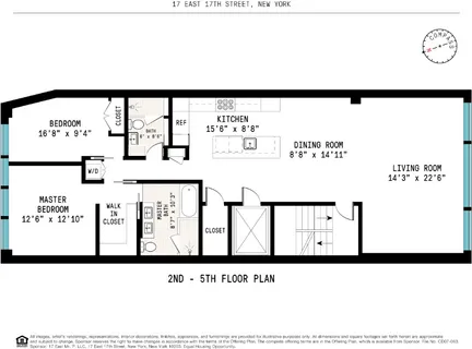 $2,895,000 | 17 East 17th Street, Unit 2 | Flatiron