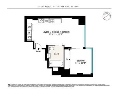 $850,000 | 123 3rd Avenue, Unit 5D | East Village