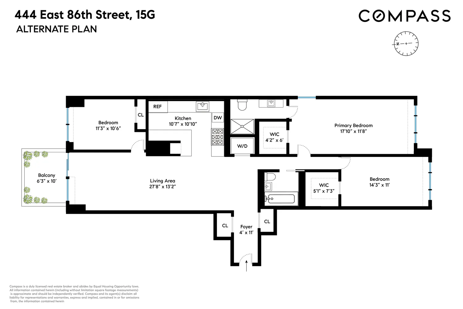 $1,799,500 | 444 East 86th Street, Unit 15G | Upper East Side