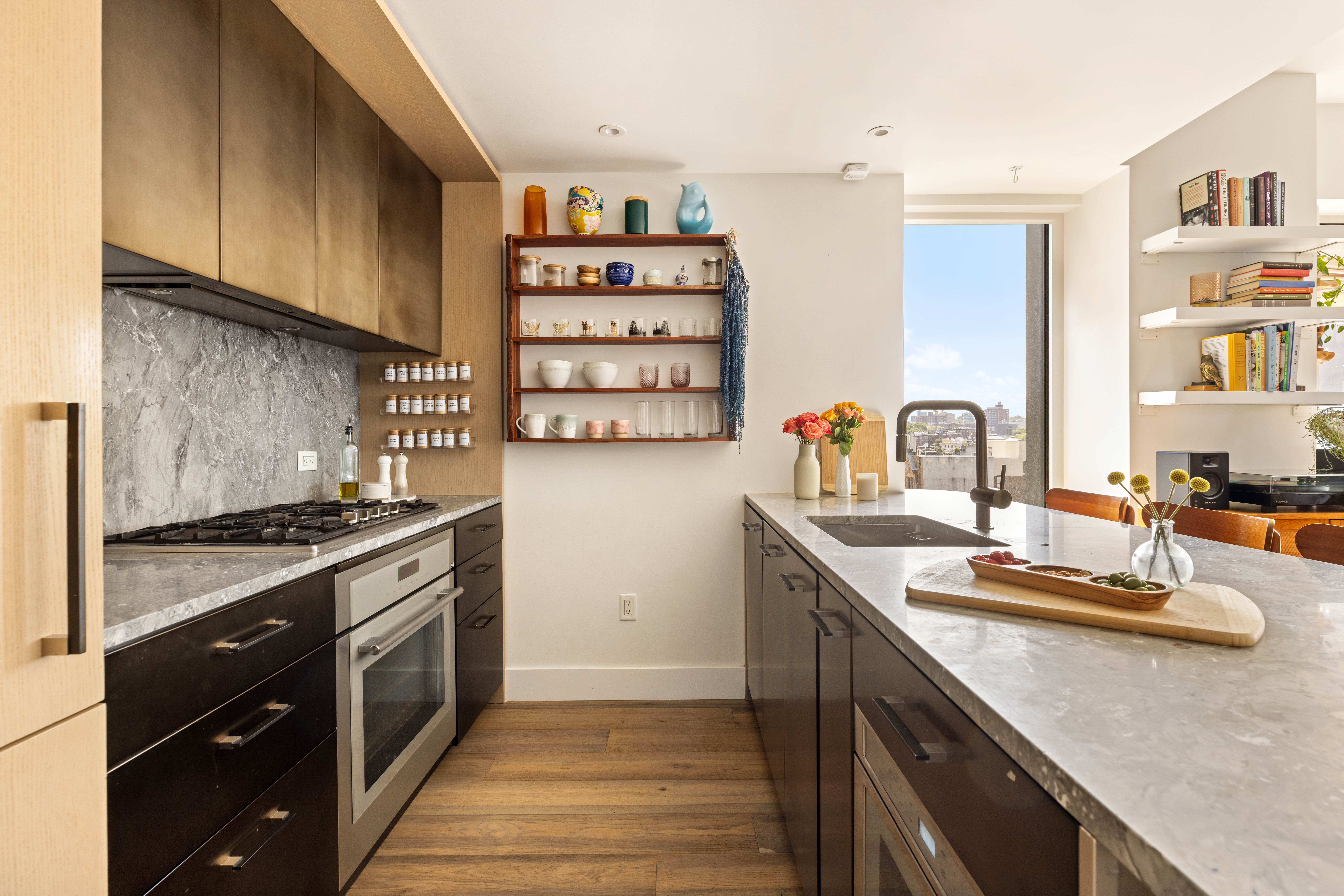 561 Pacific Street, Unit 803 Brooklyn, NY 11217 - Photo 3 of 16 a kitchen with a stove and cabinets
