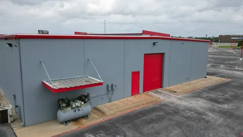 a view of a volley ball court