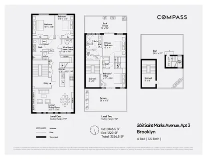 $3,275,000 | 268 Saint Marks Avenue, Unit 3 | Prospect Heights