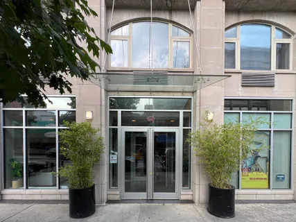 a view of a entryway door front of house