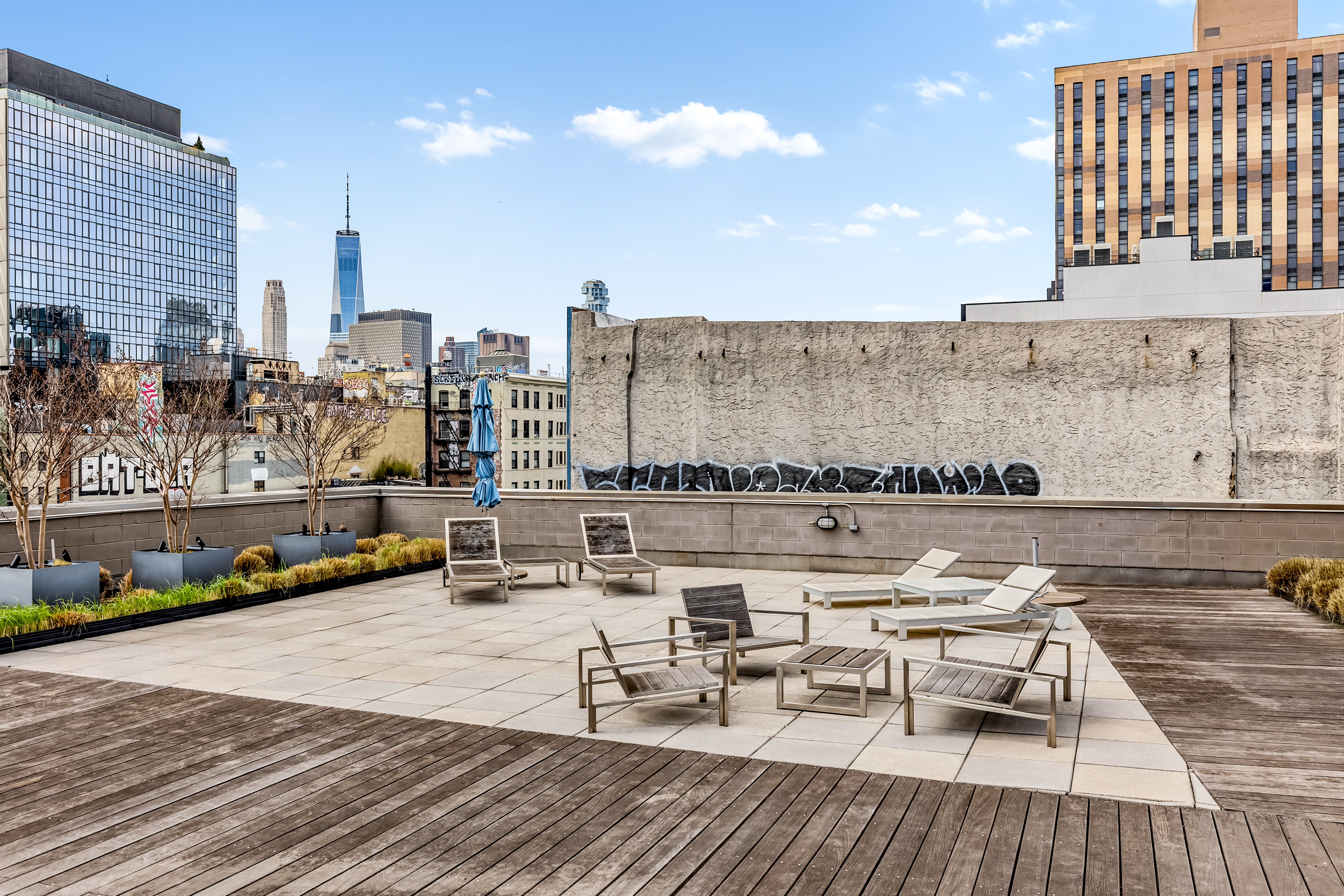 105 Norfolk Street, Unit 10A Manhattan, NY 10002 - Photo 9 of 11 a view of a terrace with seating space