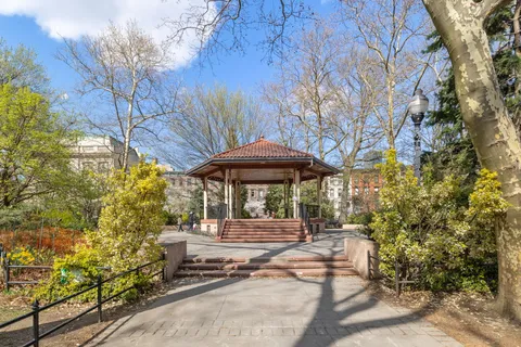 a view of outdoor space with seating