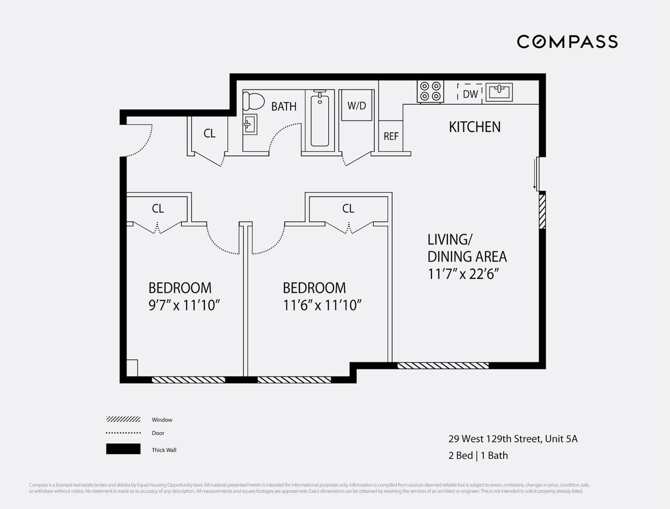 $495,000 | 29 West 138th Street, Unit 5A | Central Harlem