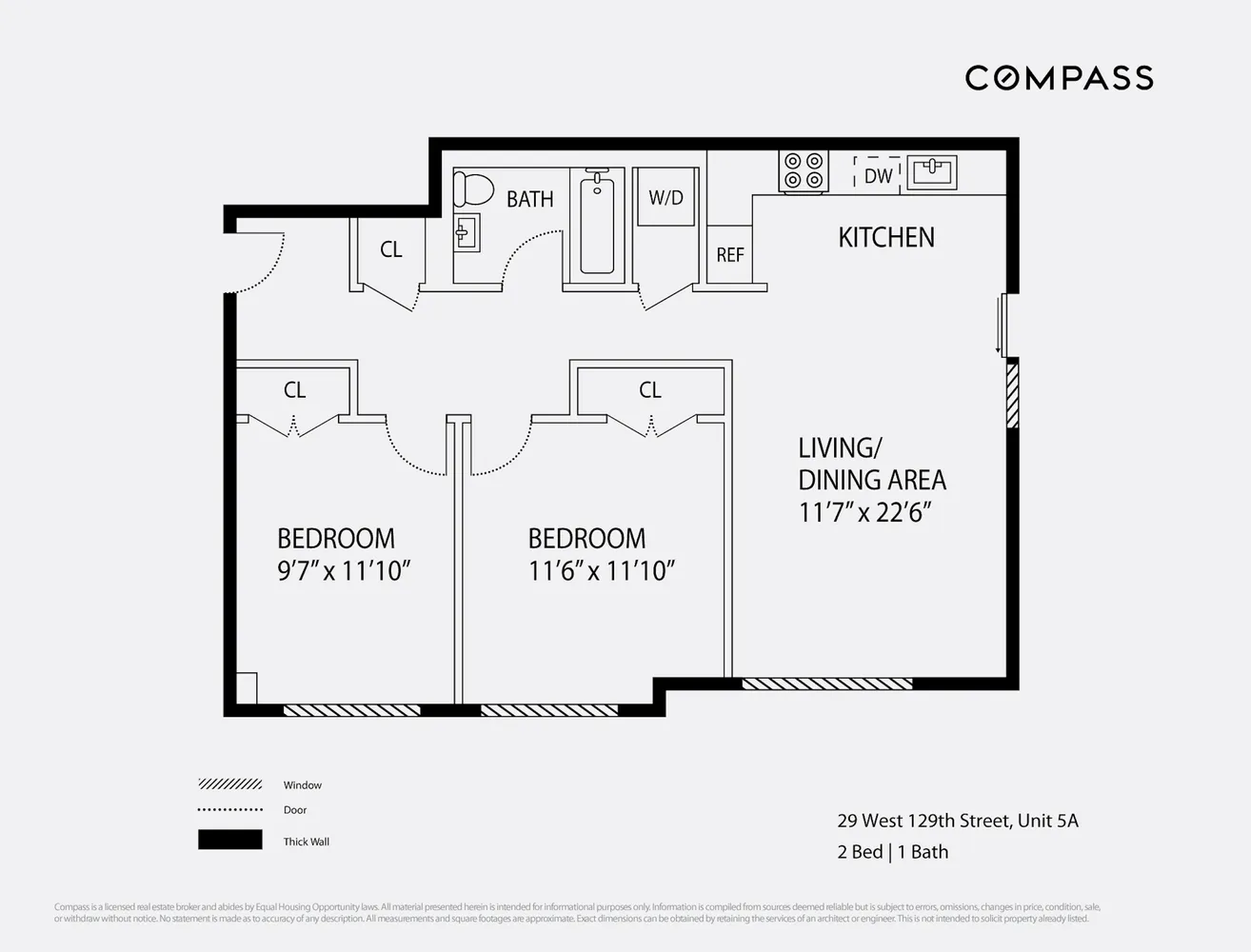 $495,000 | 29 West 138th Street, Unit 5A | Central Harlem
