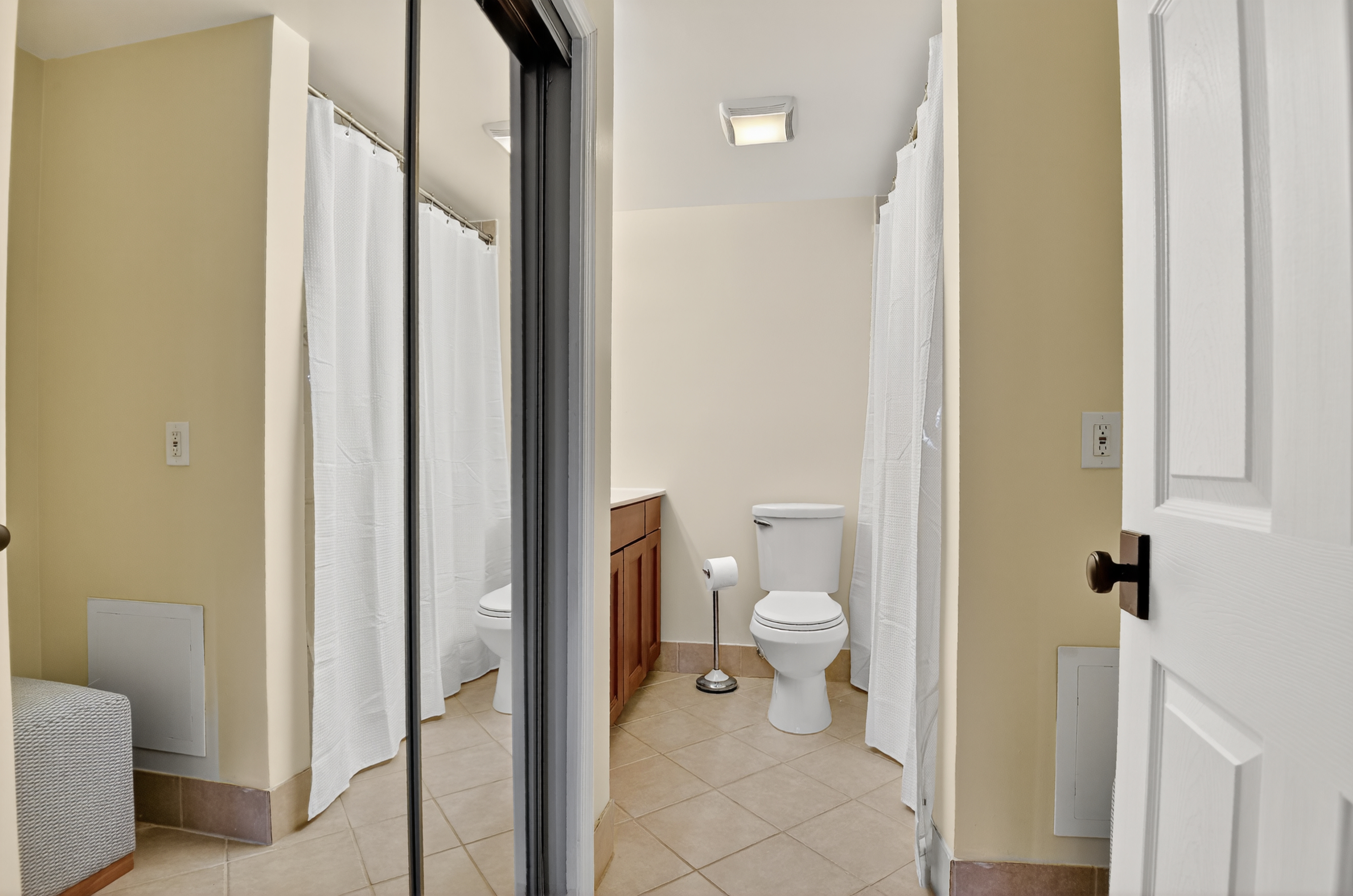 1493 15th Street Northeast, Unit 1493 Washington, DC 20002 - Photo 20 of 26 a bathroom with a toilet and a shower