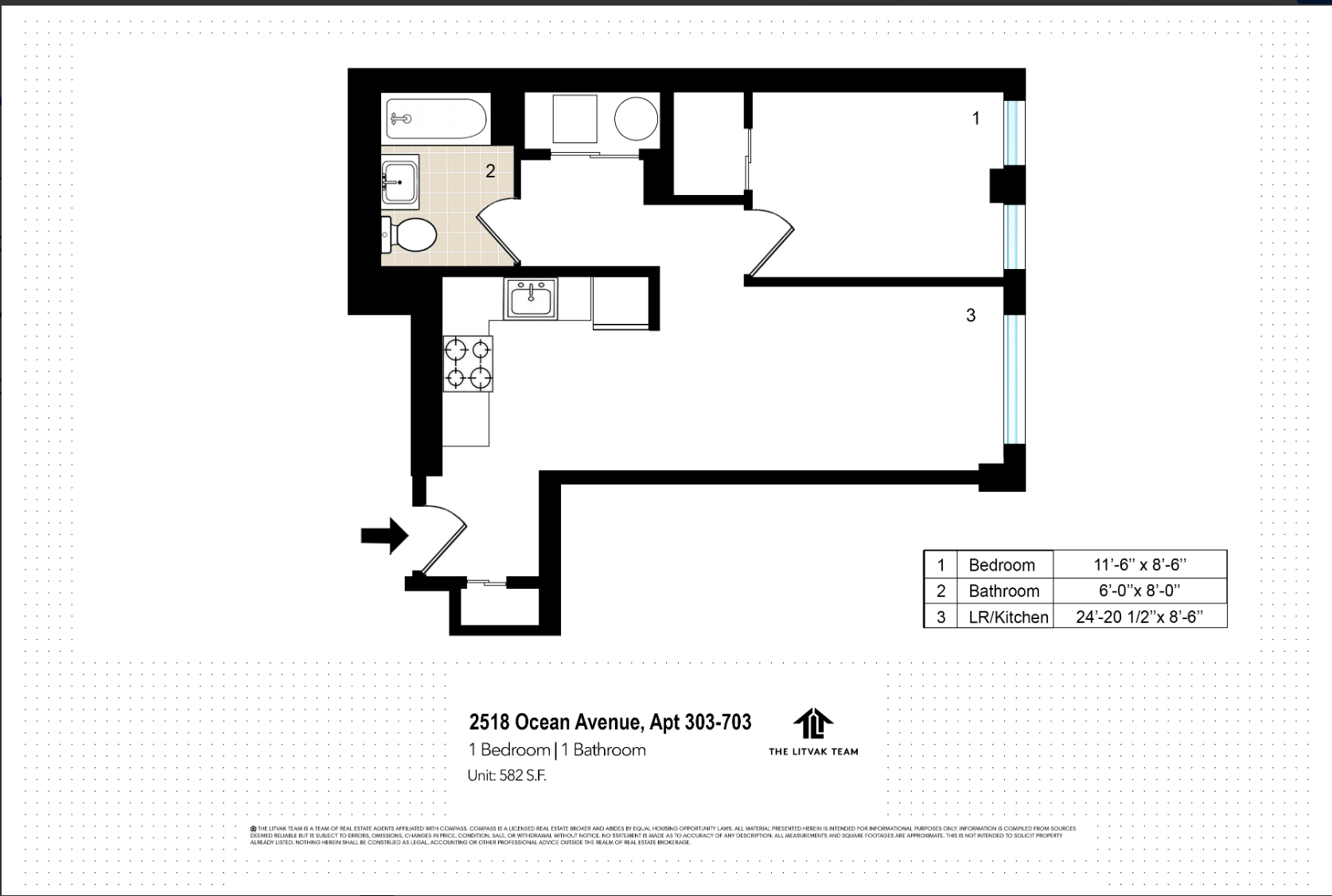 2518 Ocean Avenue, Unit 303 Brooklyn, NY 11229 - Photo 7 of 7