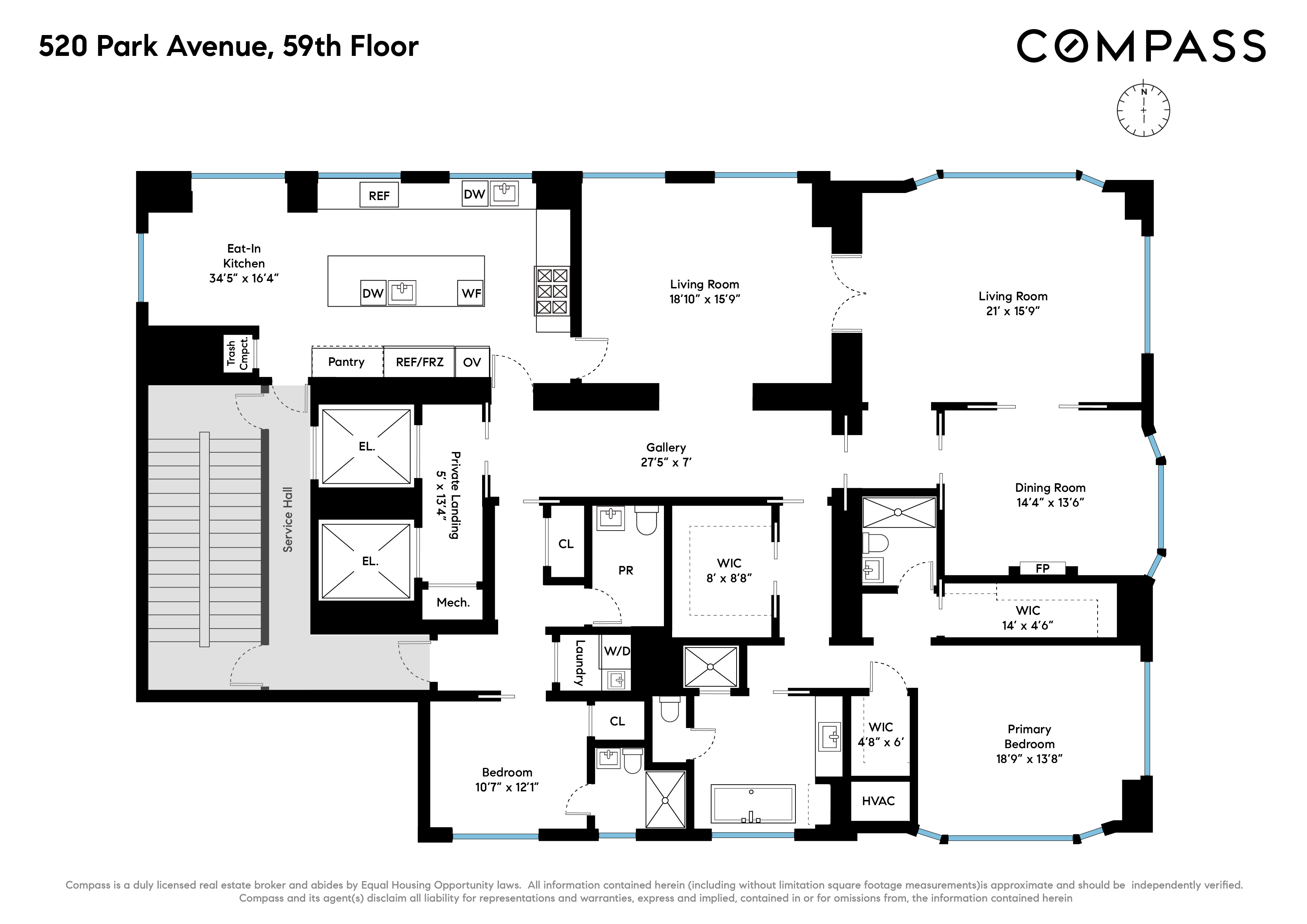 520 Park Avenue, Unit PH59 Manhattan, NY 10065 - Photo 12 of 13 Gallery Image 12