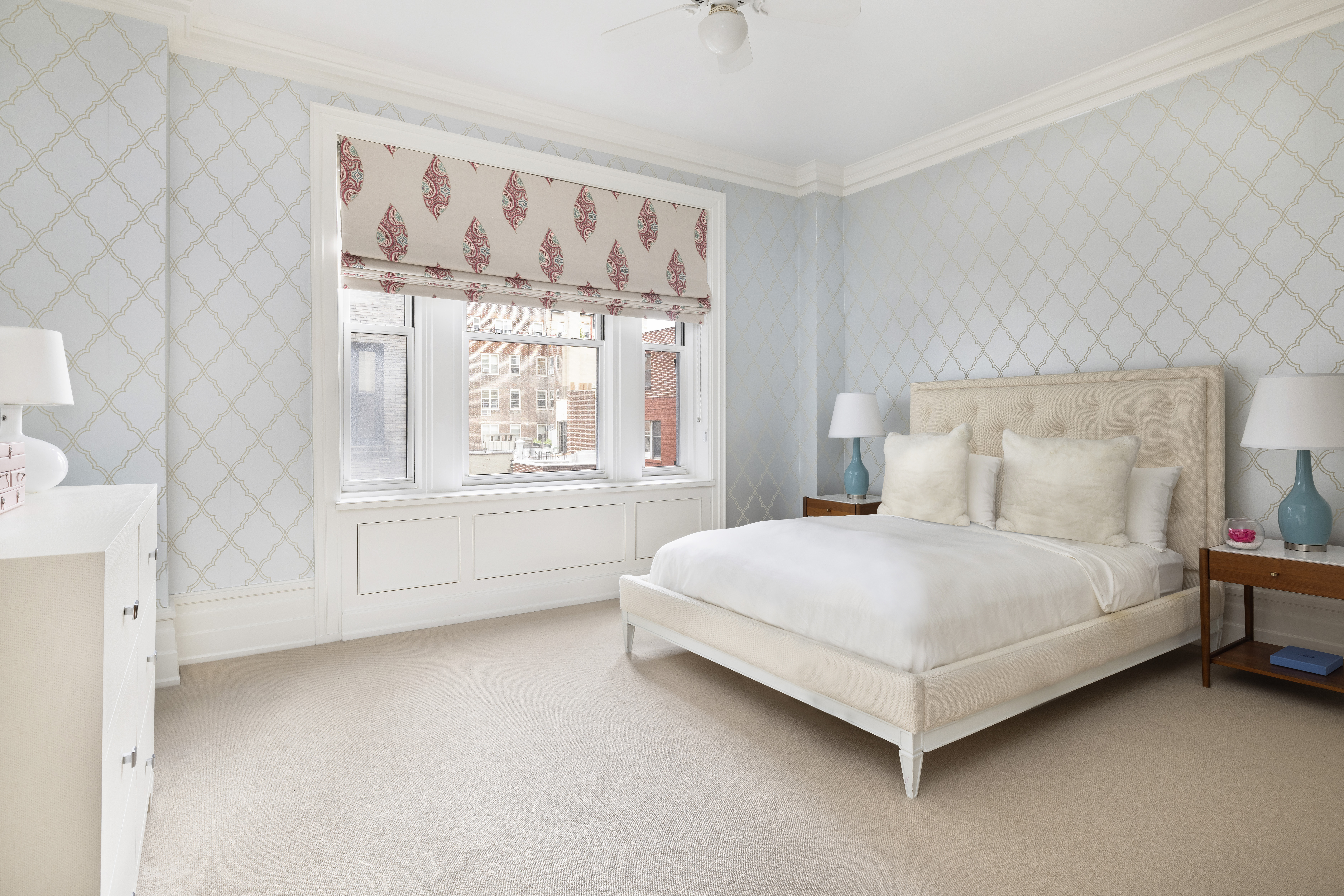 325 West End Avenue, Unit 6AB Manhattan, NY 10023 - Photo 17 of 22 a bed sitting in a bedroom next to a window