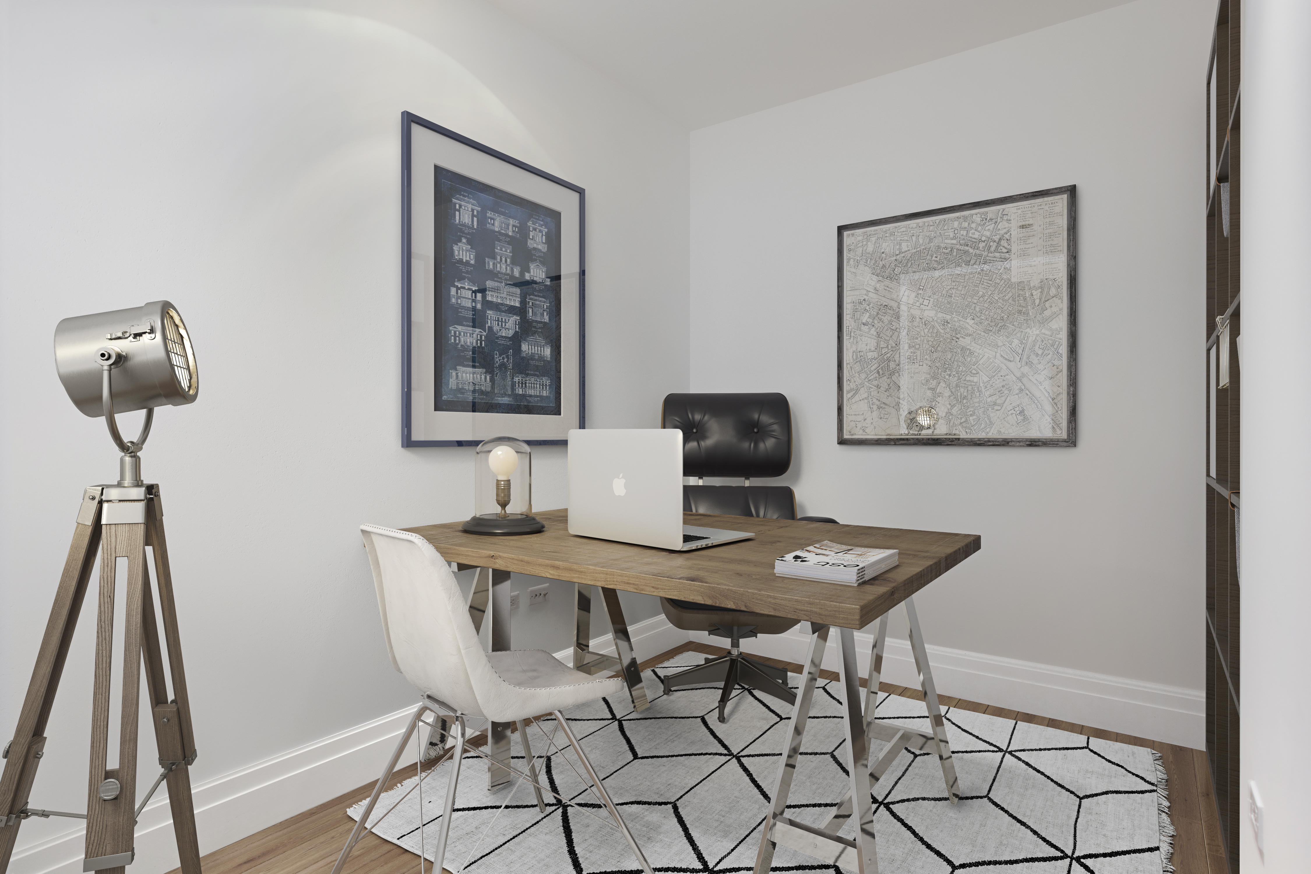100 Barclay Street, Unit 13P Manhattan, NY 10007 - Photo 9 of 21 a view of a workspace with furniture