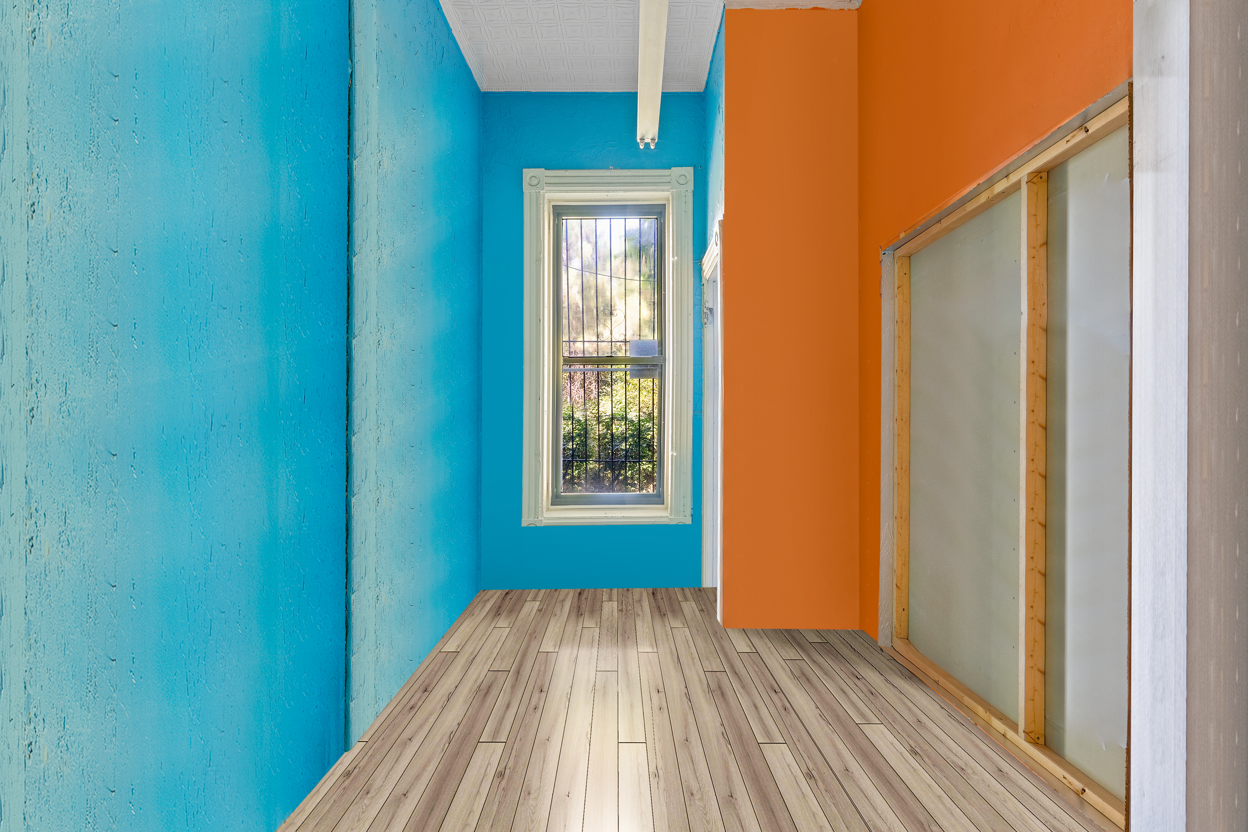360 7th Avenue, Unit STORE Brooklyn, NY 11215 - Photo 6 of 8 a view of a room with wooden floor and a window