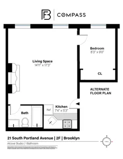 $775,000 | 21 South Portland Avenue, Unit 2F | Fort Greene