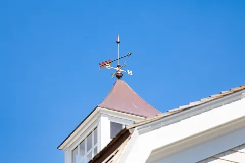a view of a sky from a balcony