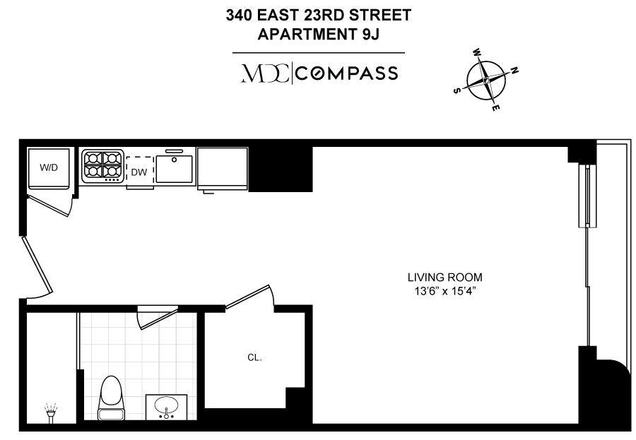 340 East 23rd Street, Unit 9J Manhattan, NY 10010 - Photo 5 of 5 unknown