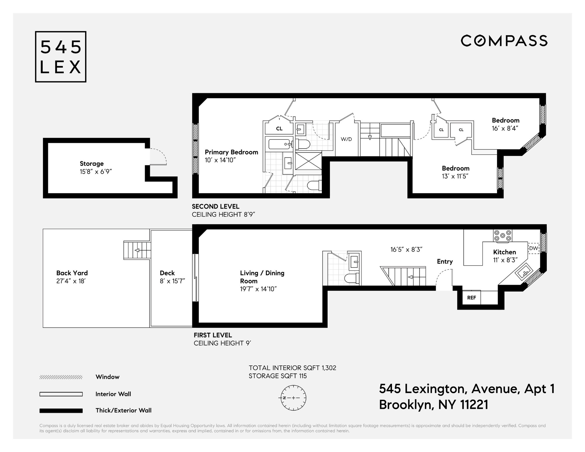 545 Lexington Avenue, Unit 1 Brooklyn, NY 11221 - Photo 19 of 19 view of a black and white photo
