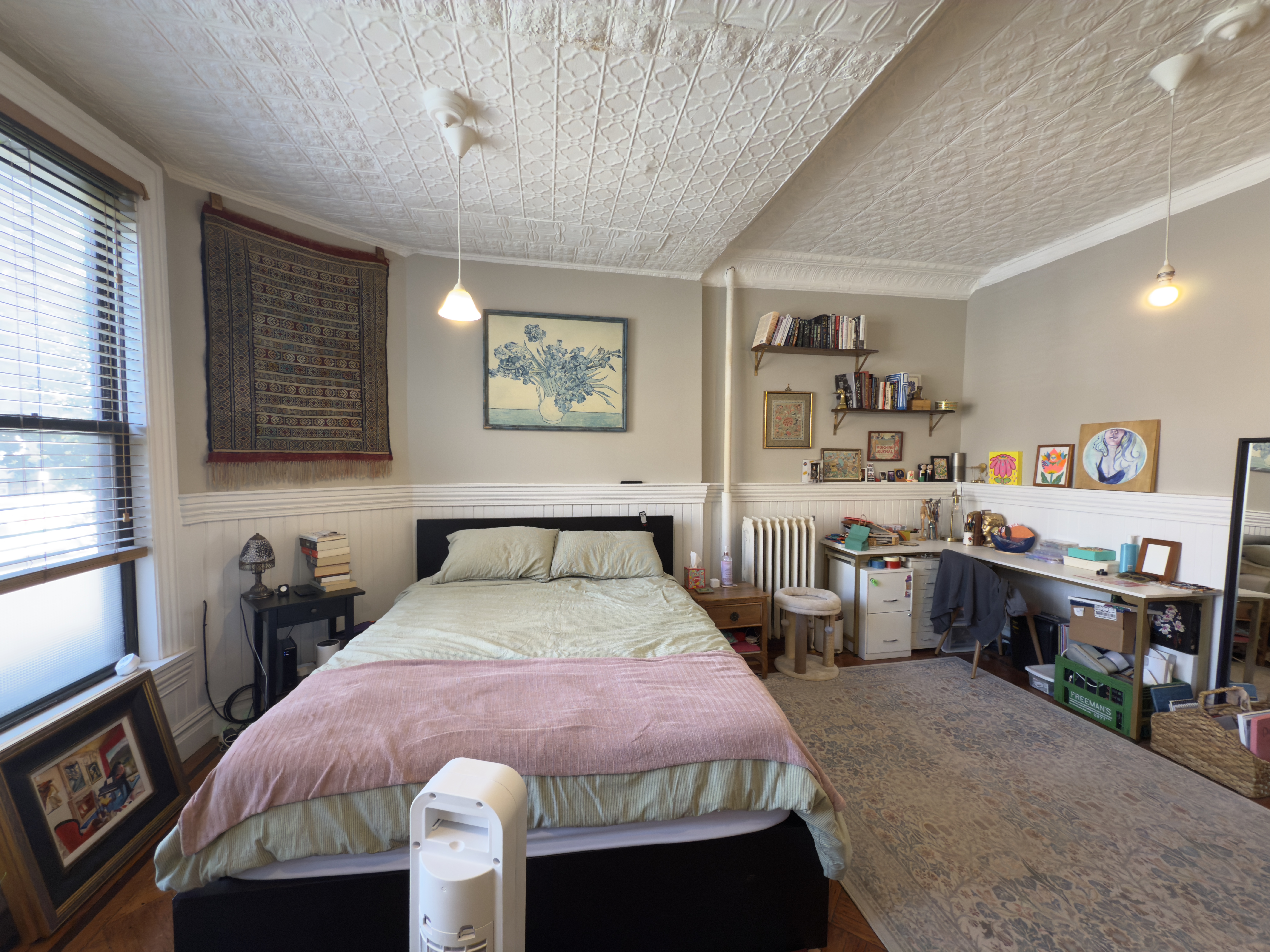 141 7th Avenue, Unit 1 Brooklyn, NY 11215 - Photo 10 of 16 a bed room with a bed and a book shelf