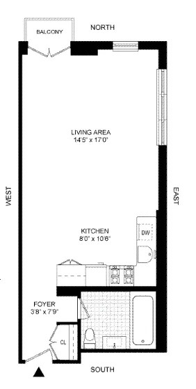 a picture of a floor plan