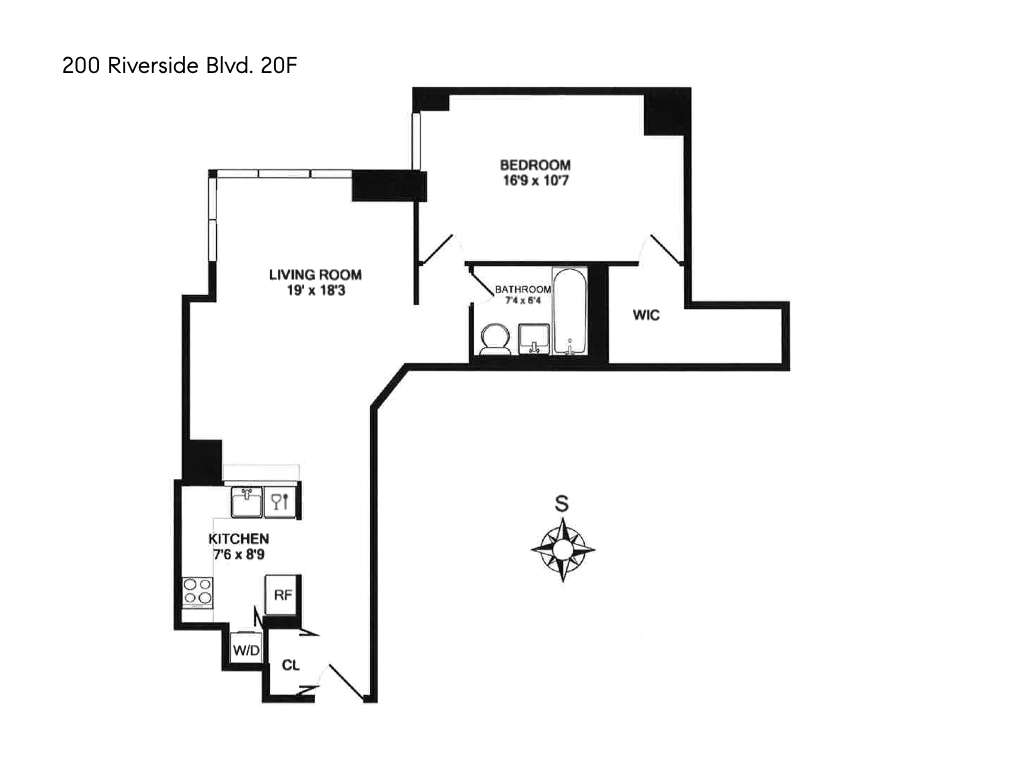 200 Riverside Boulevard, Unit 20F Manhattan, NY 10069 - Photo 9 of 9 Gallery Image 9