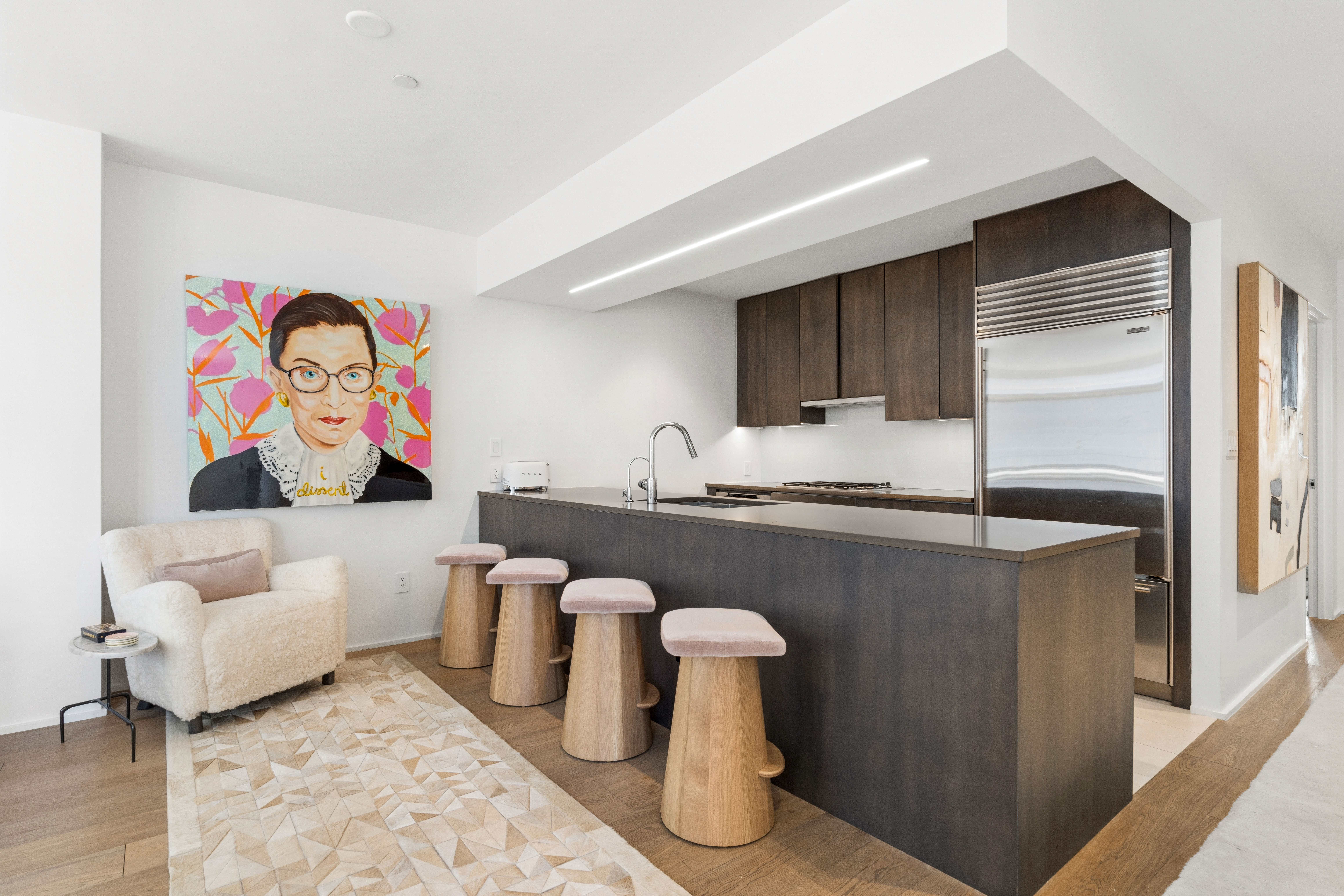 125 West 22nd Street, Unit 10A Manhattan, NY 10011 - Photo 5 of 11 a living room with furniture and window