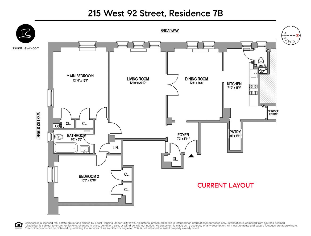 $1,376,674 | 215 West 92nd Street, Unit 7B | Upper West Side