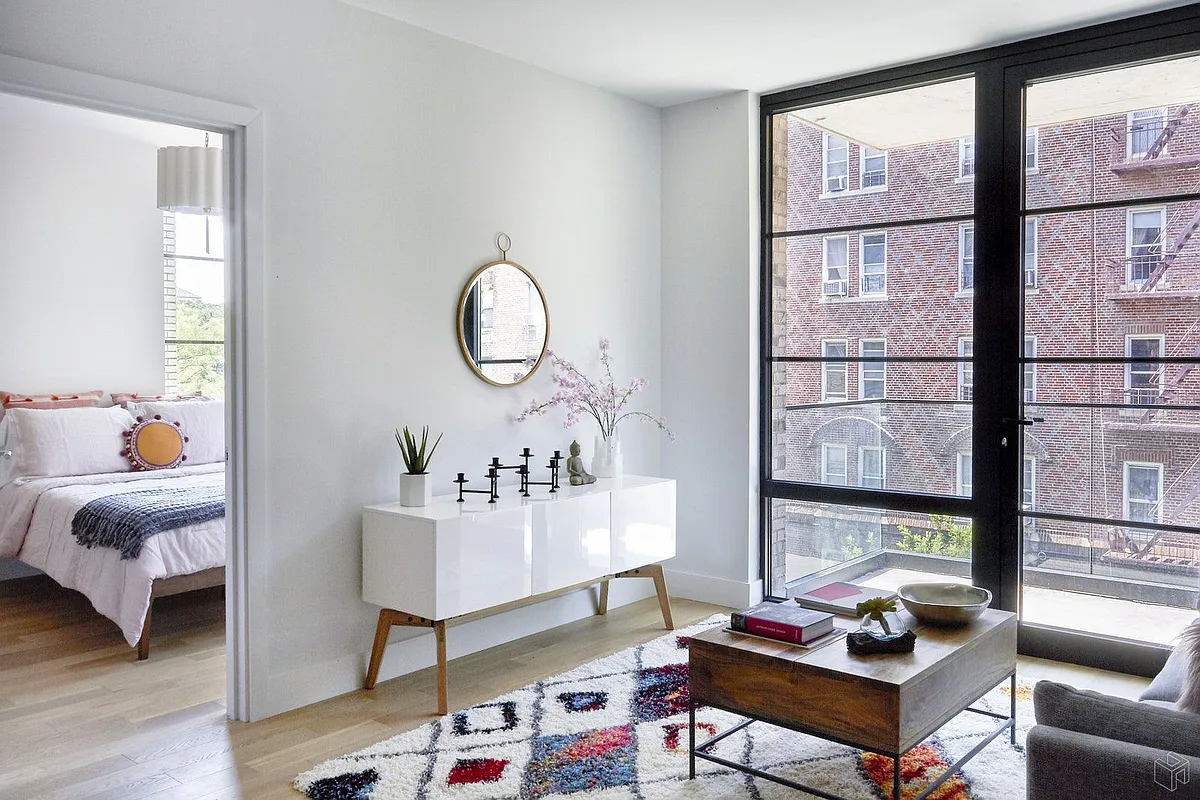 264 Webster Avenue, Unit 303 Brooklyn, NY 11230 - Photo 3 of 11 a living room with furniture and a window