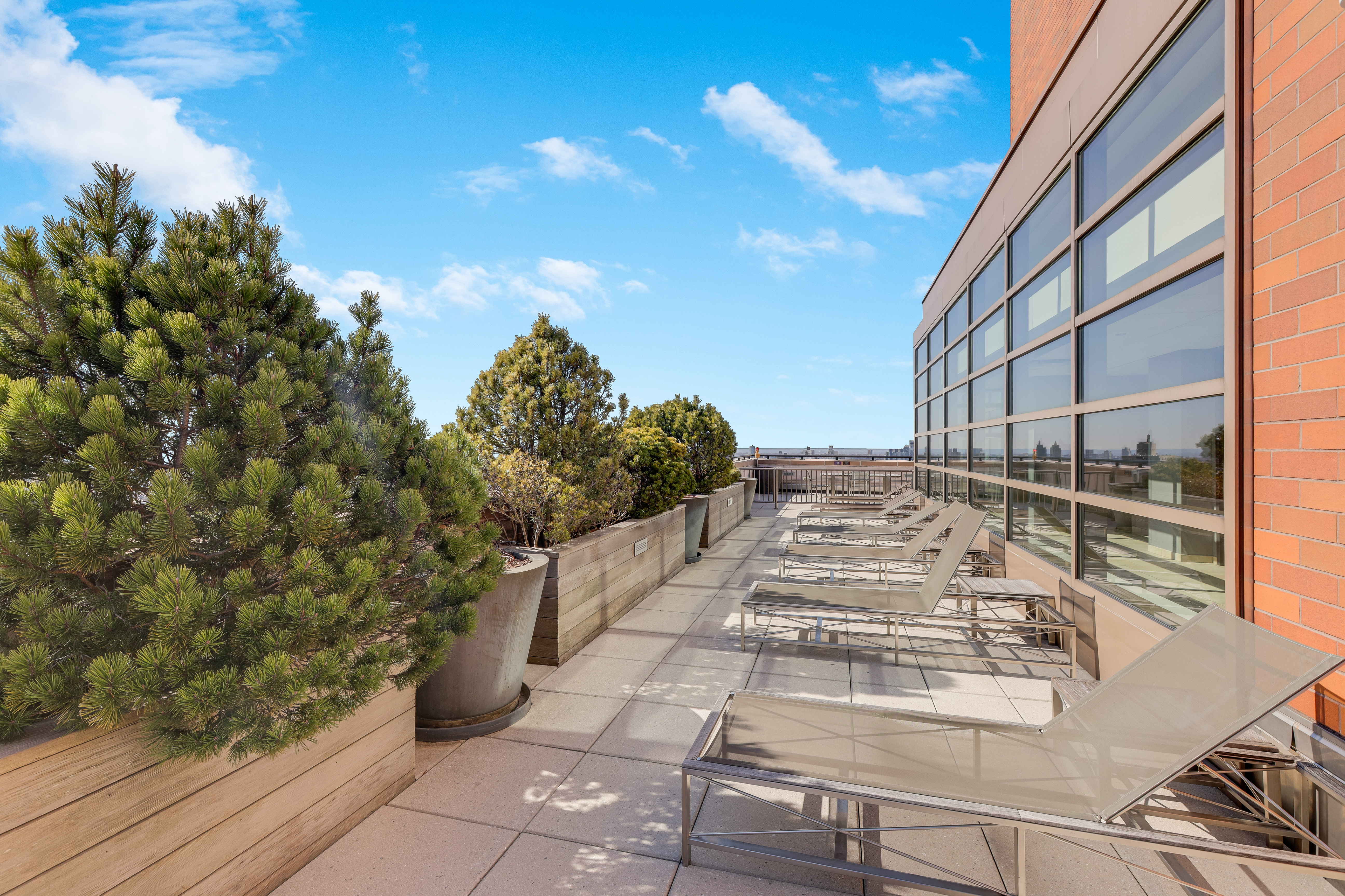 215-217 East 96th Street, Unit 25K Manhattan, NY 10128 - Photo 14 of 16 a view of a yard along with trees