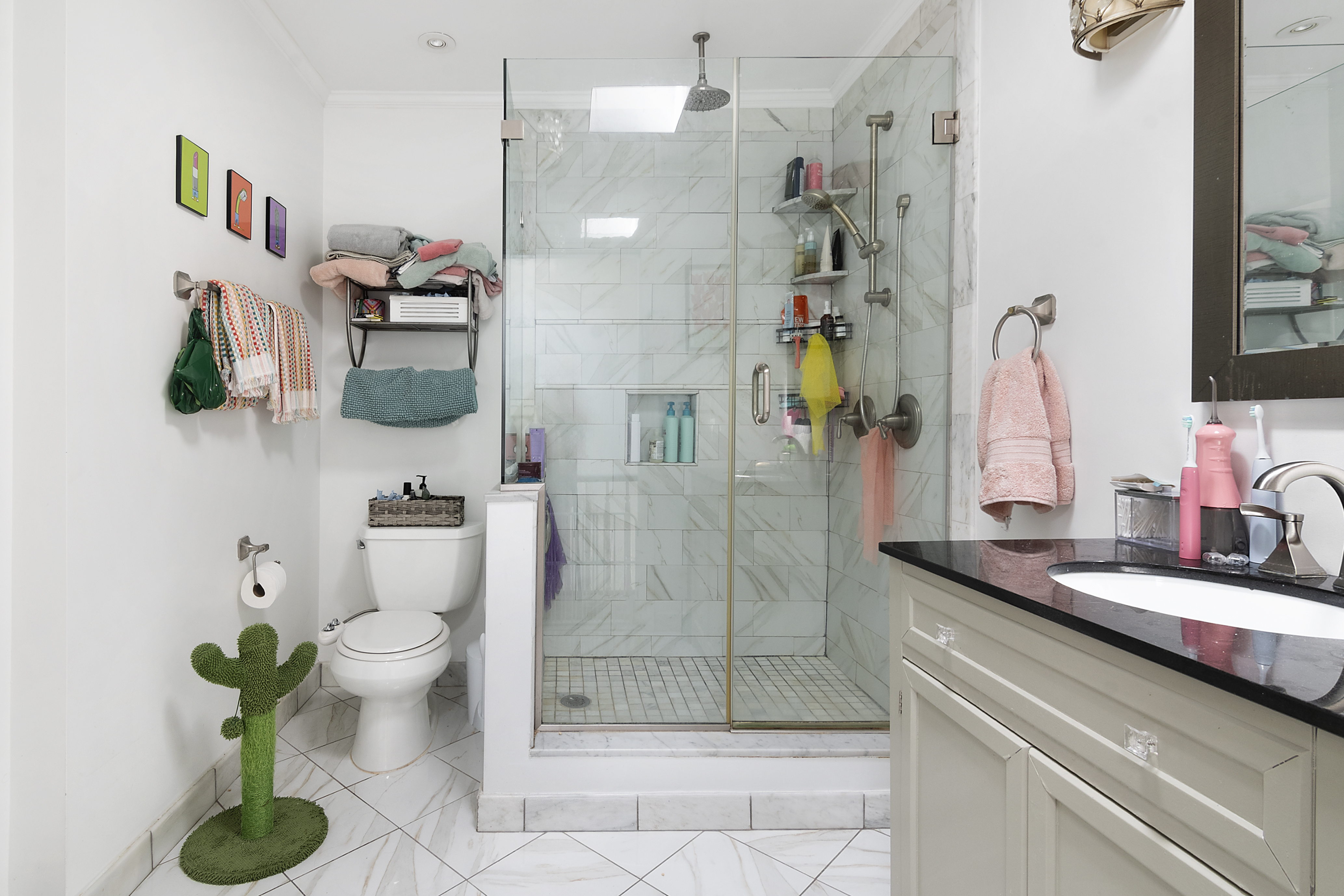 656 Union Street, Unit 2 Brooklyn, NY 11215 - Photo 8 of 12 a bathroom with a sink toilet and shower