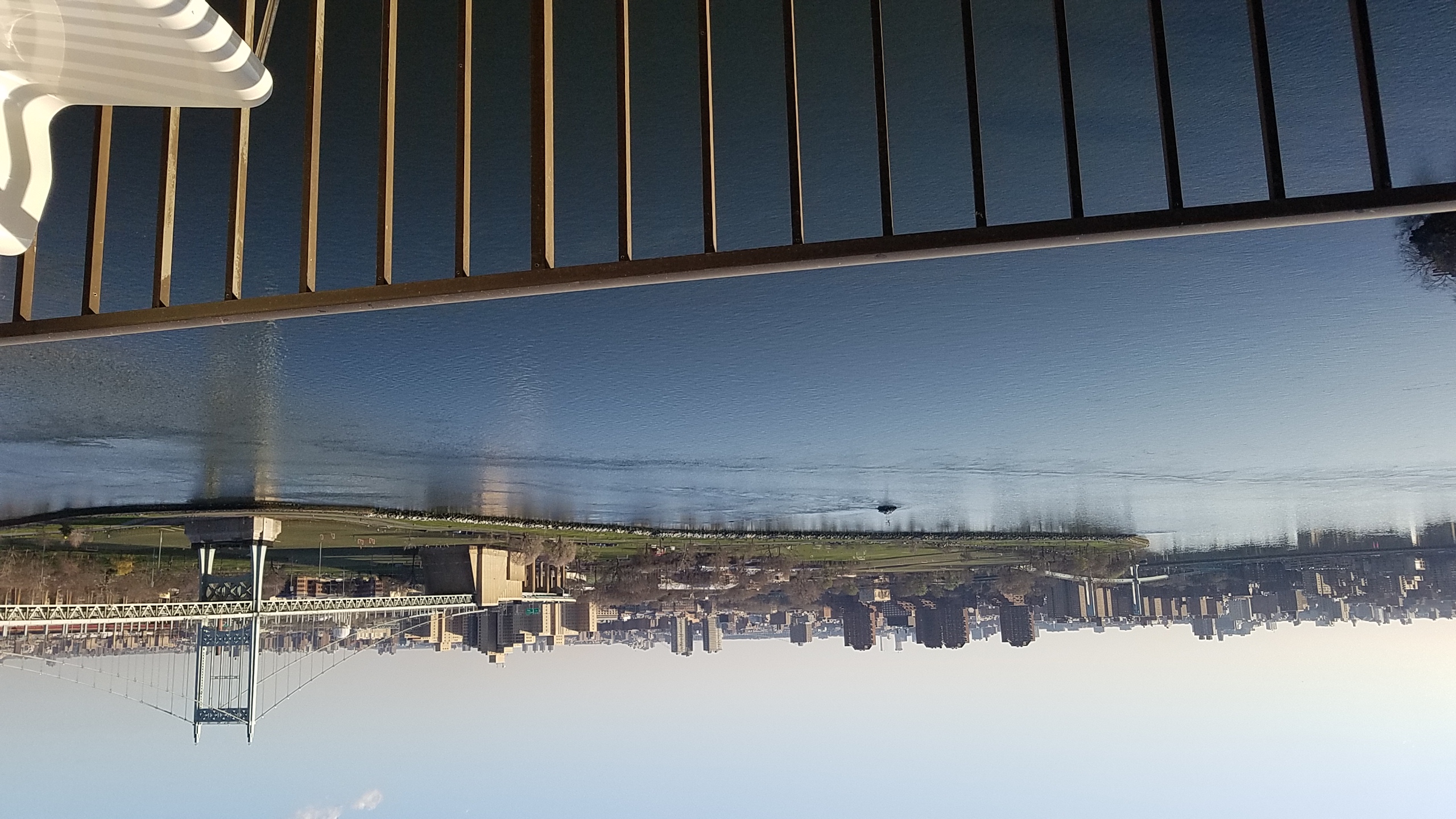 a view of a city from a lake