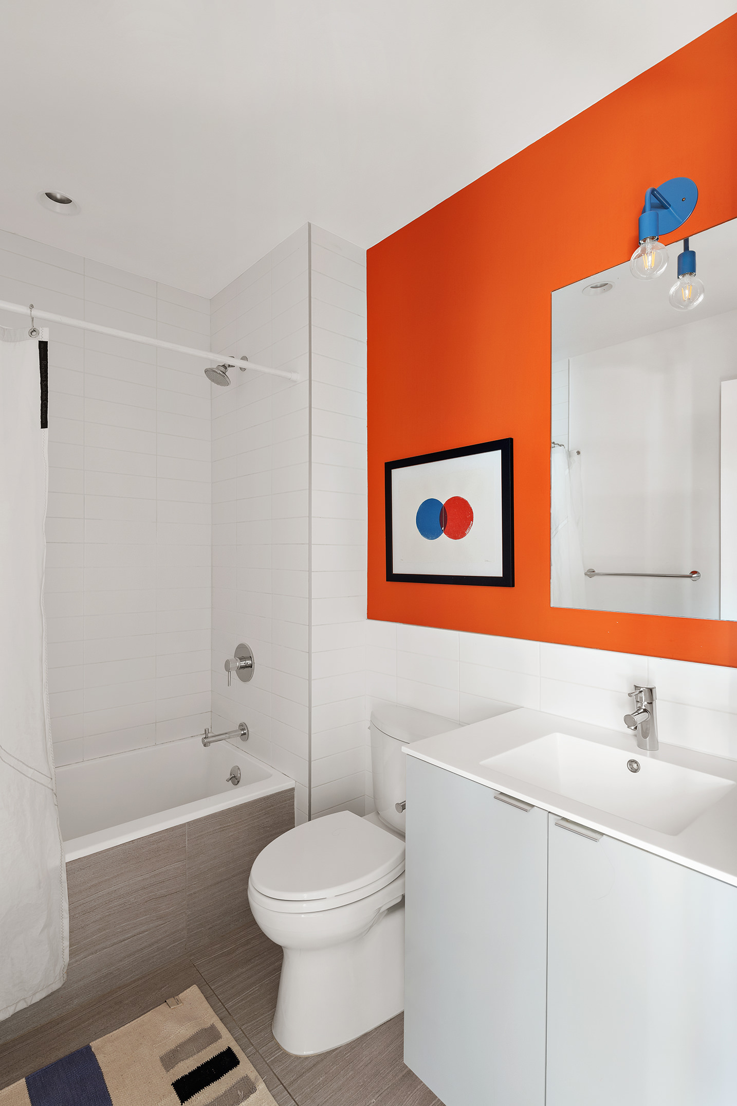 14 Vanderbilt Avenue Brooklyn, NY 11205 - Photo 11 of 17 a bathroom with a sink a toilet and shower