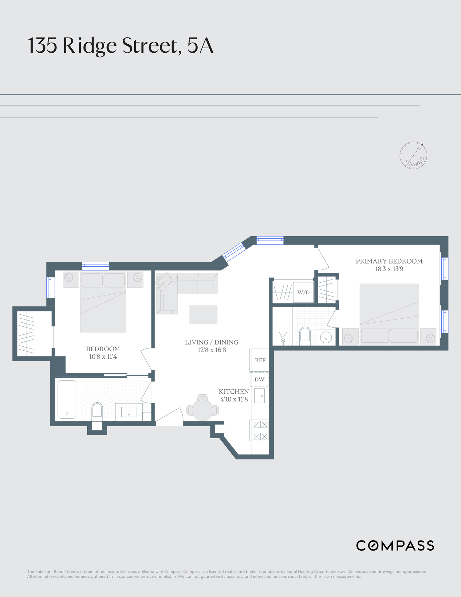 135 Ridge Street, Unit 5A Manhattan, NY 10002 - Photo 11 of 11 a view of washer and dryer