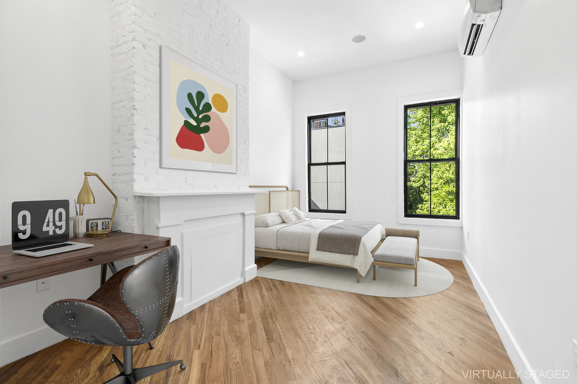 866 Bushwick Avenue, Unit 2 Brooklyn, NY 11221 - Photo 4 of 12 a workspace with furniture and window