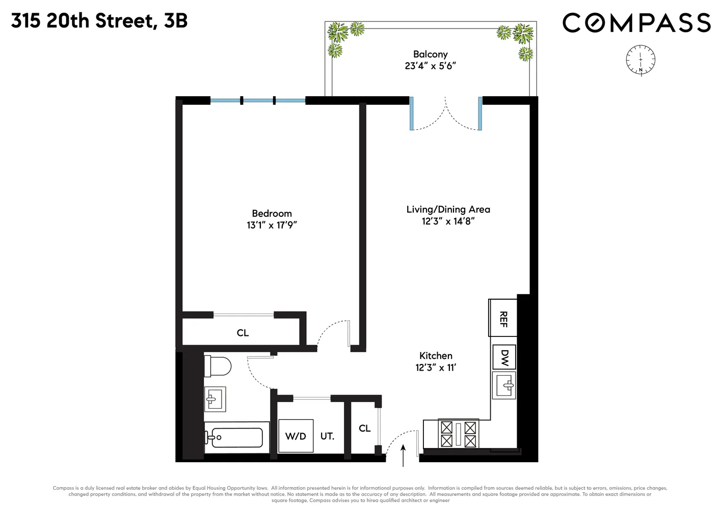 $750,000 | 315 20th Street, Unit 3B | Greenwood Heights
