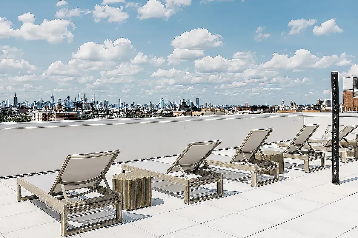 8 Palmetto Street, Unit 519 Brooklyn, NY 11221 - Photo 5 of 11 a view of a terrace with seating area