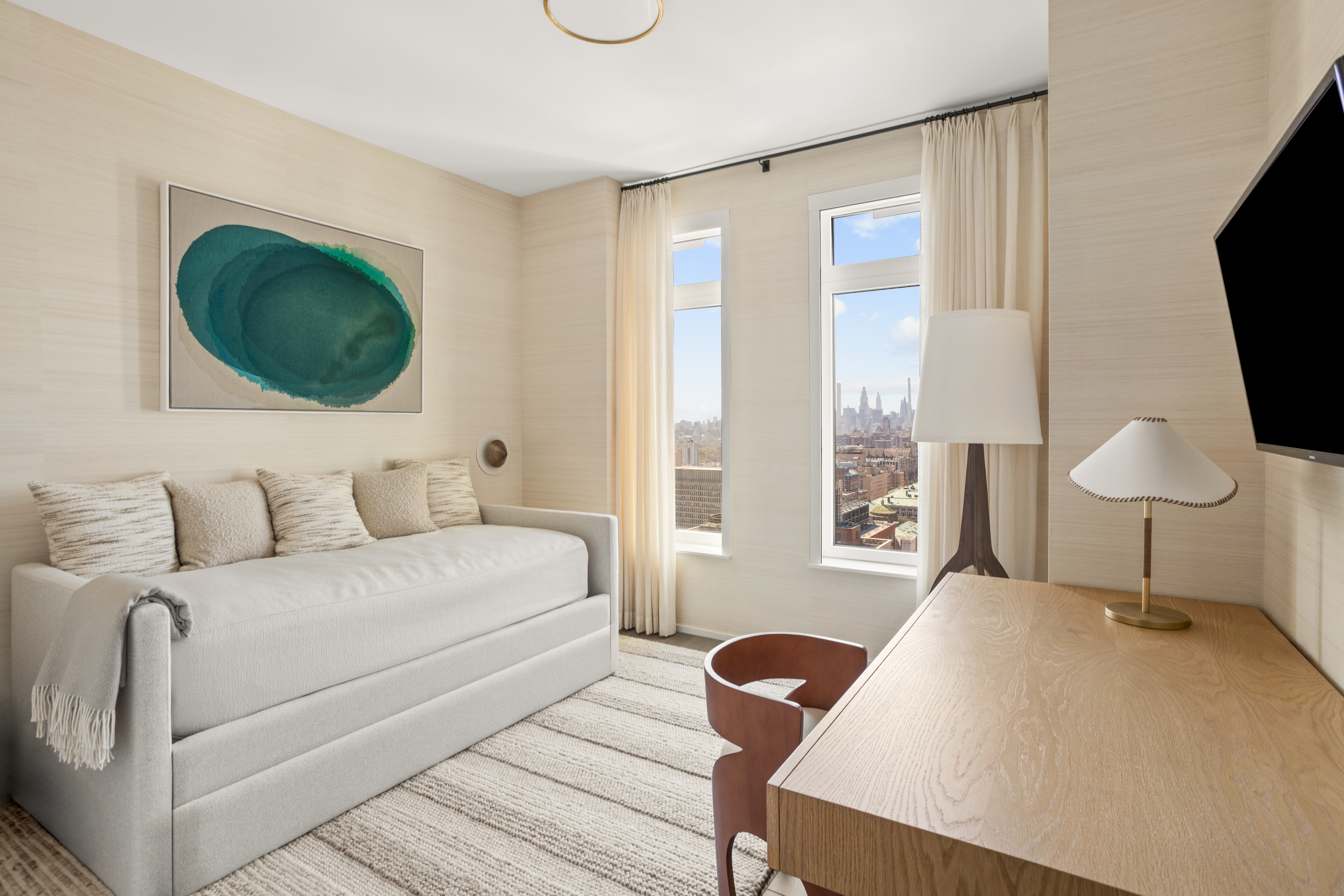 543 West 122nd Street, Unit PH31A Manhattan, NY 10027 - Photo 28 of 40 a bedroom with a bed and window