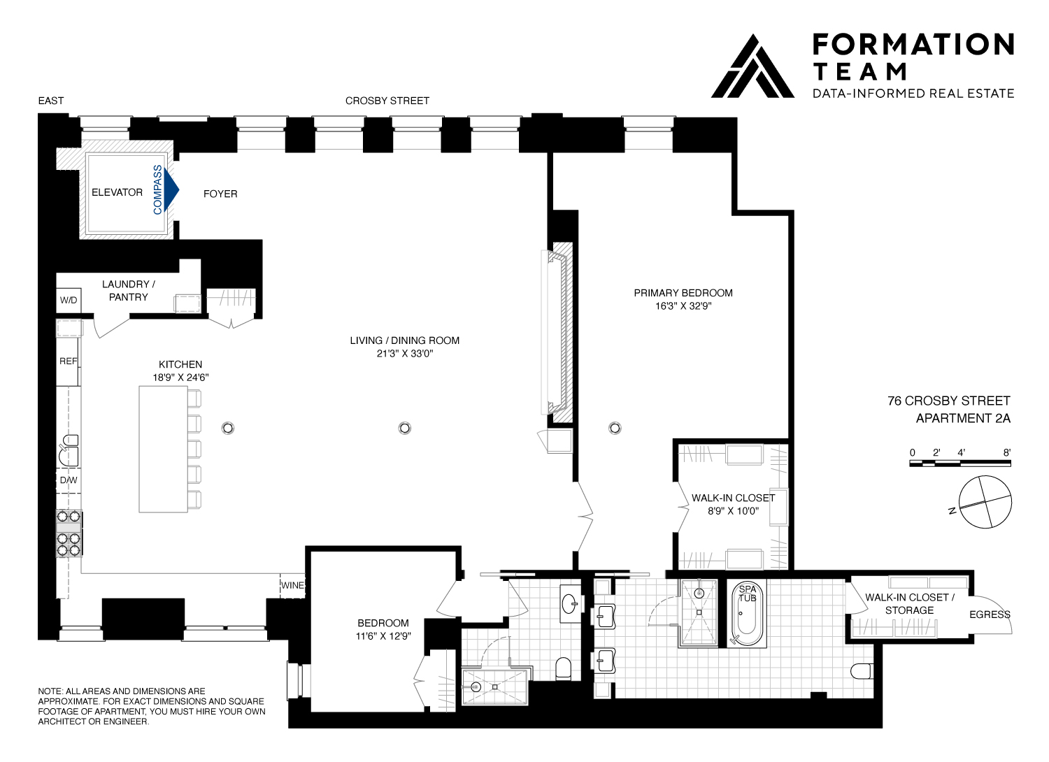 76 Crosby Street, Unit 2A Manhattan, NY 10012 - Photo 12 of 12 a picture of a wall with a white building