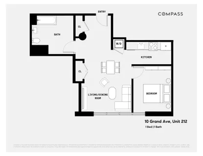 $3,575 | 10 Grand Avenue, Unit 212 | Clinton Hill