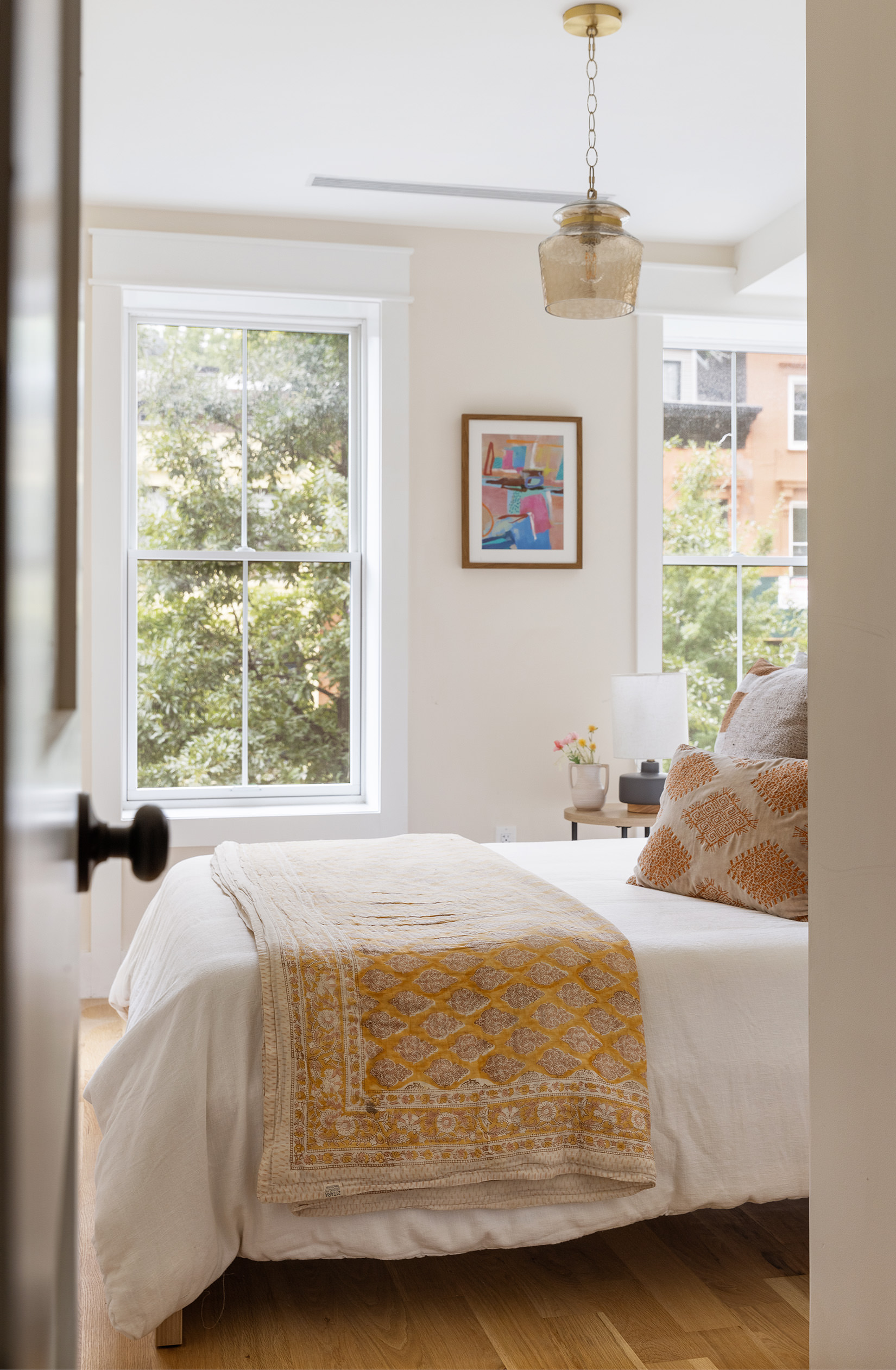 167 Putnam Avenue, Unit MF Brooklyn, NY 11216 - Photo 14 of 19 a bedroom with a bed and a window