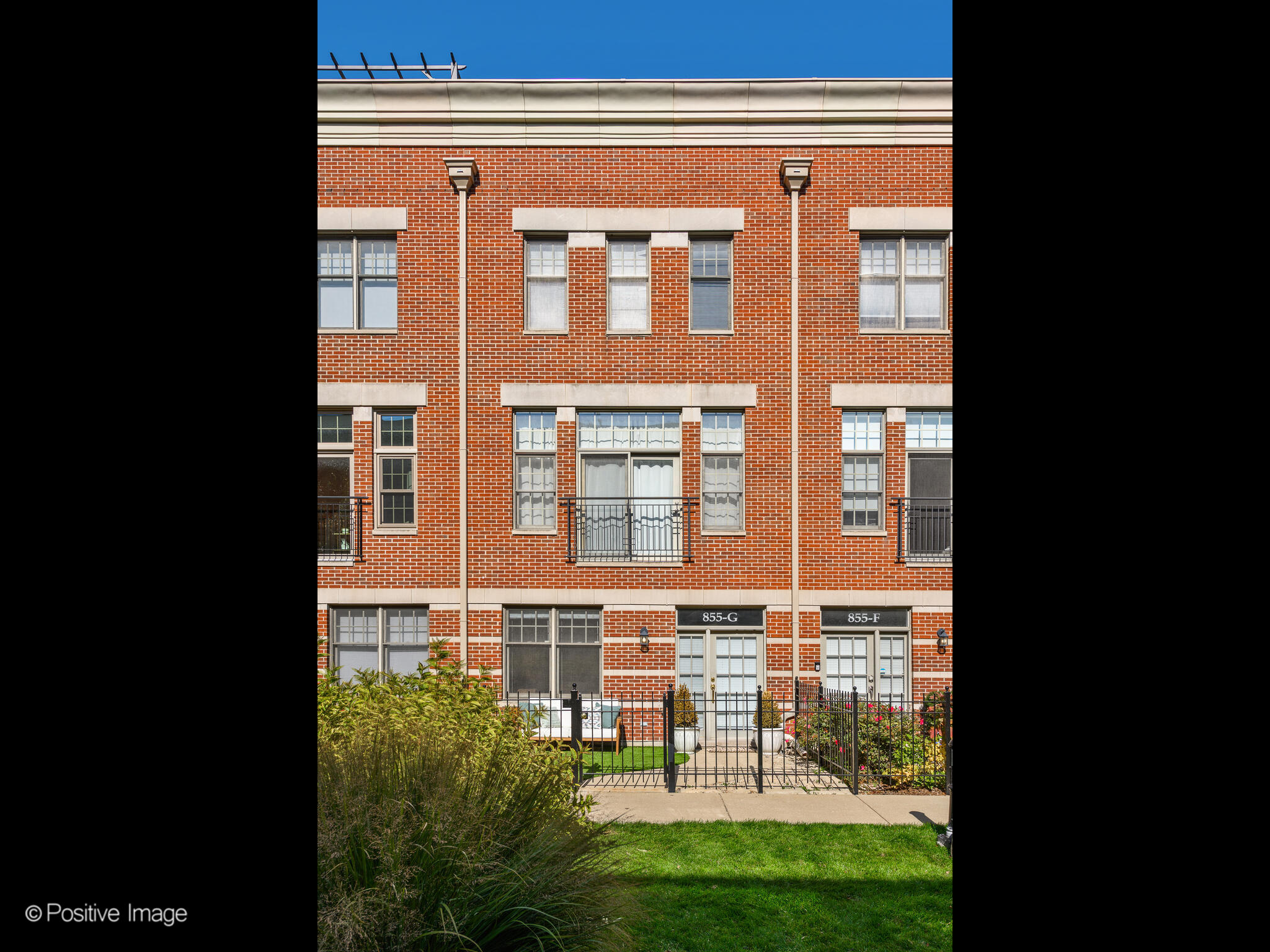 855 North May Street, Unit G Chicago, IL 60642 - Photo 2 of 28 a view of a building from a window